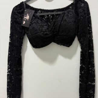 Top Encaje Negro